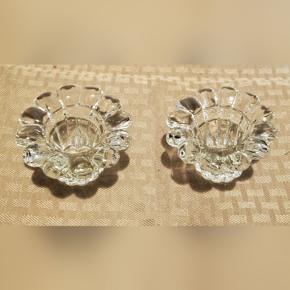 Glass Candle Holders Taper KIG Malaysia Set of 2